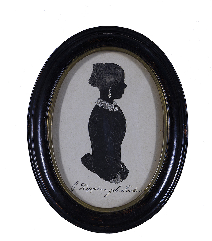 Silhouetportret Geertje Tonkes